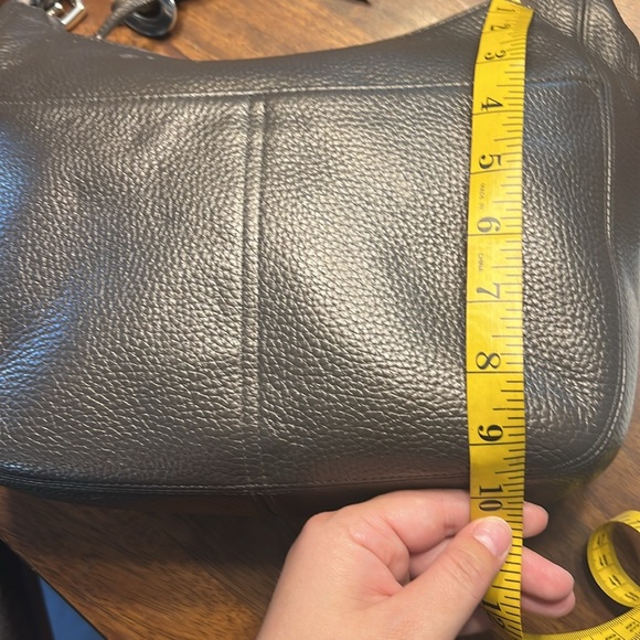 Brighton Barbados Pebbled Leather Braided Strap Hobo Shoulder Bag - Picture 13 of 14